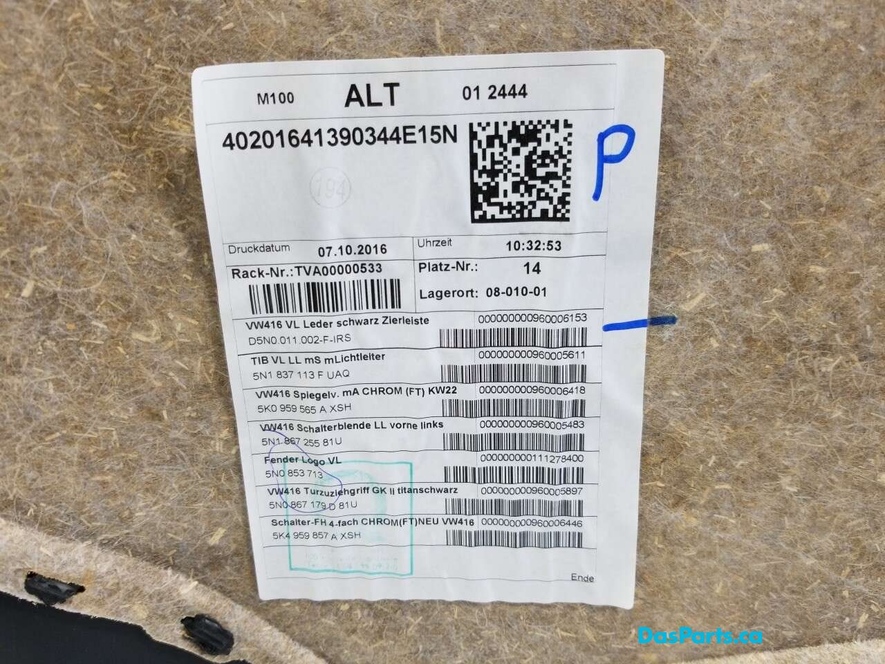 Door Card LF