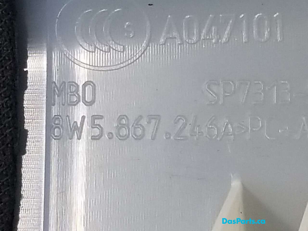 Headliner D-Pillar Trim R