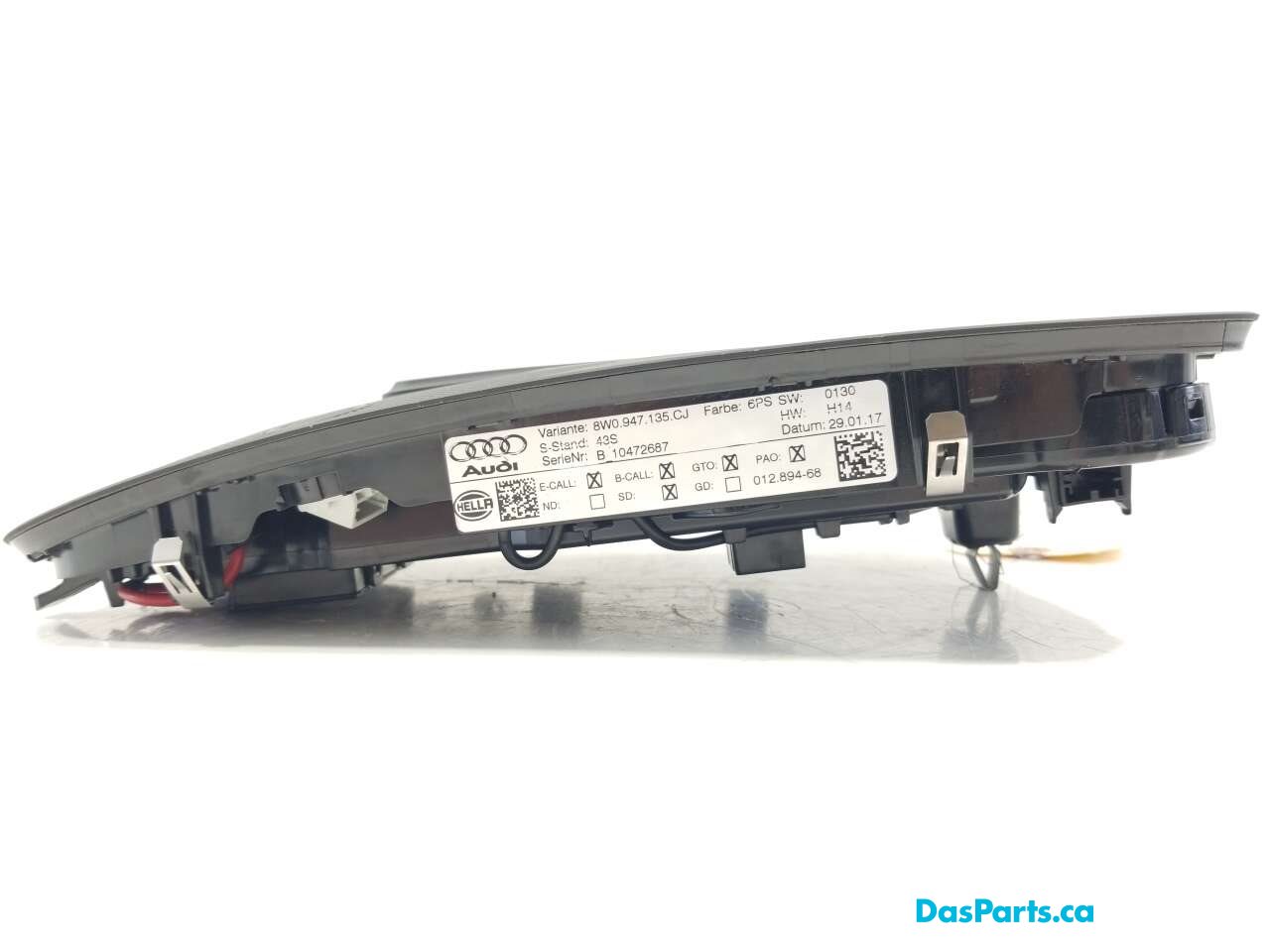Dome Light Assembly Front