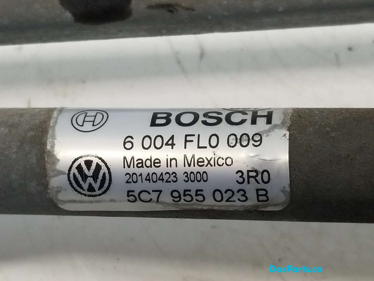 Wiper Assembly Front