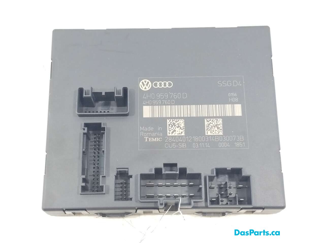 Seat Adjustment Control Module 