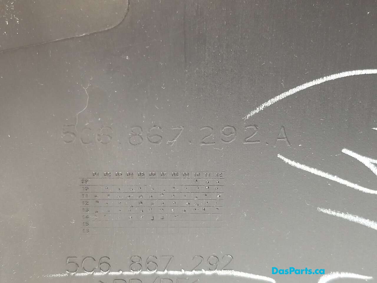 Lower B-Pillar Trim R