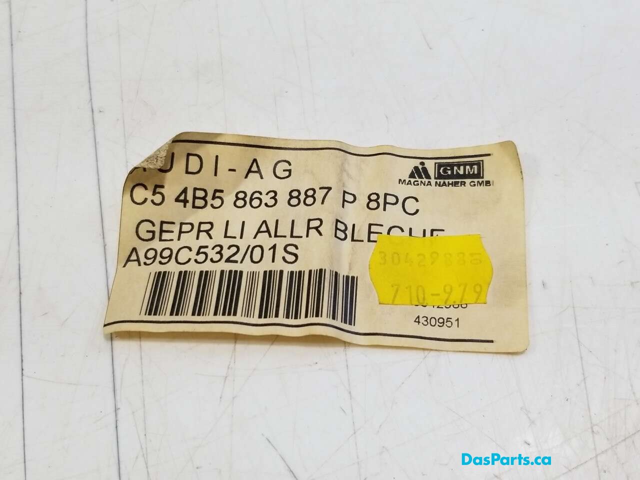 Trunk Carpet Left Side