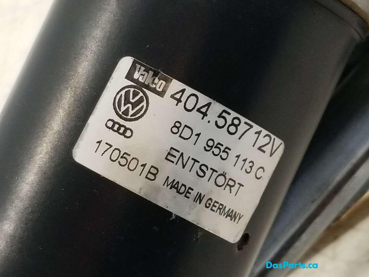 Wiper Assembly Front