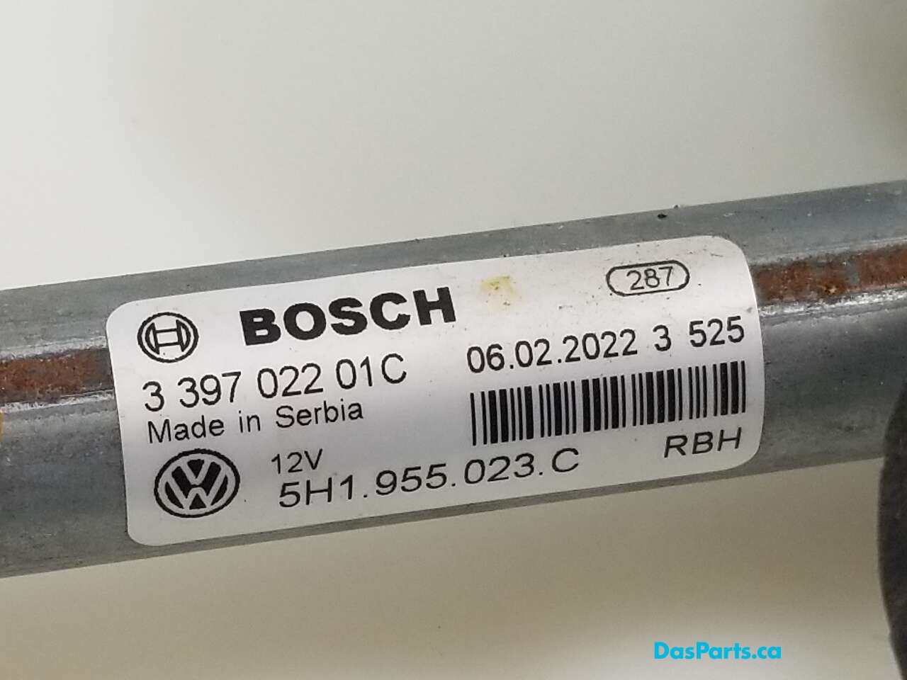 Wiper Assembly Front