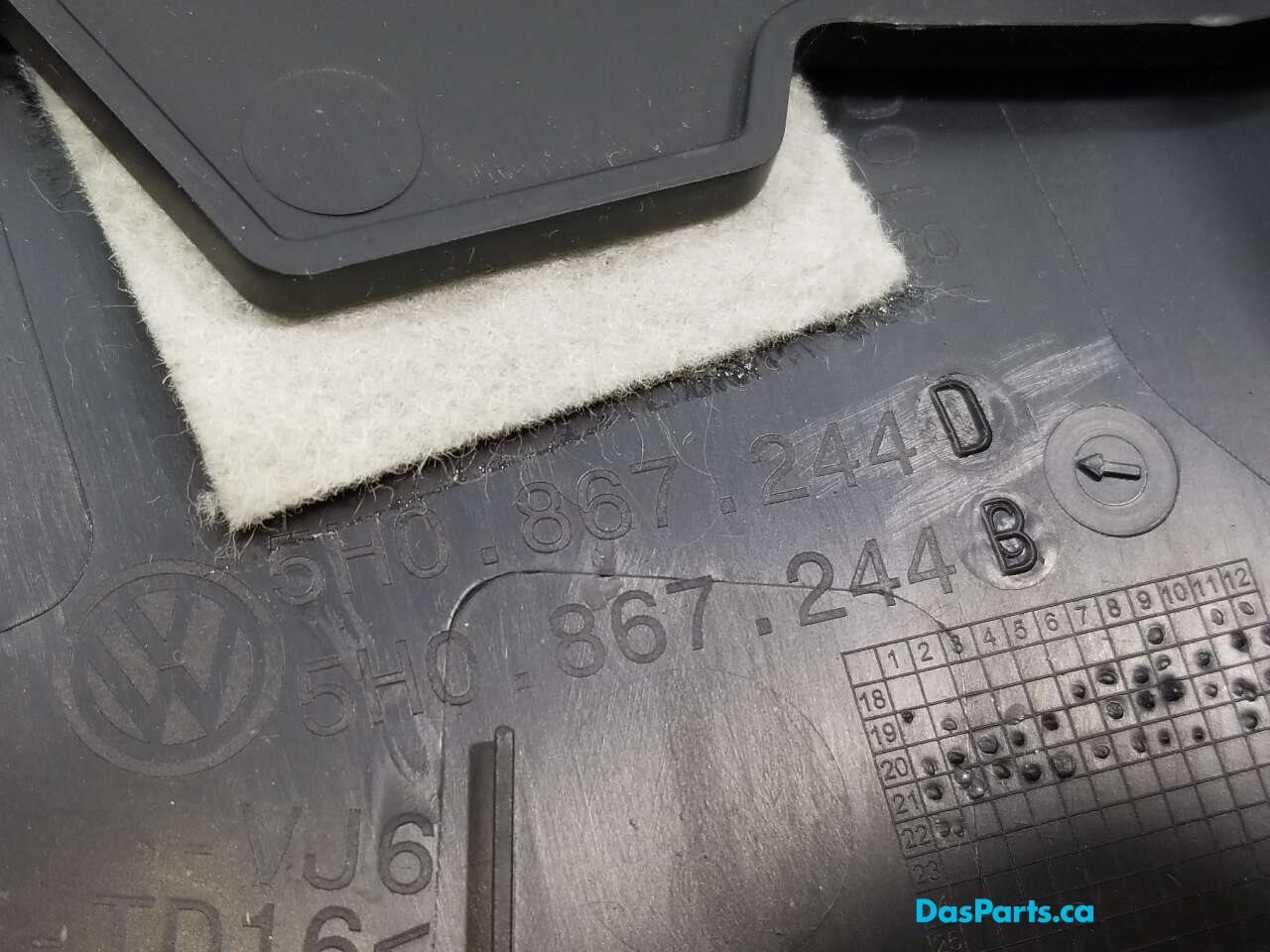 Headliner B-Pillar Trim R