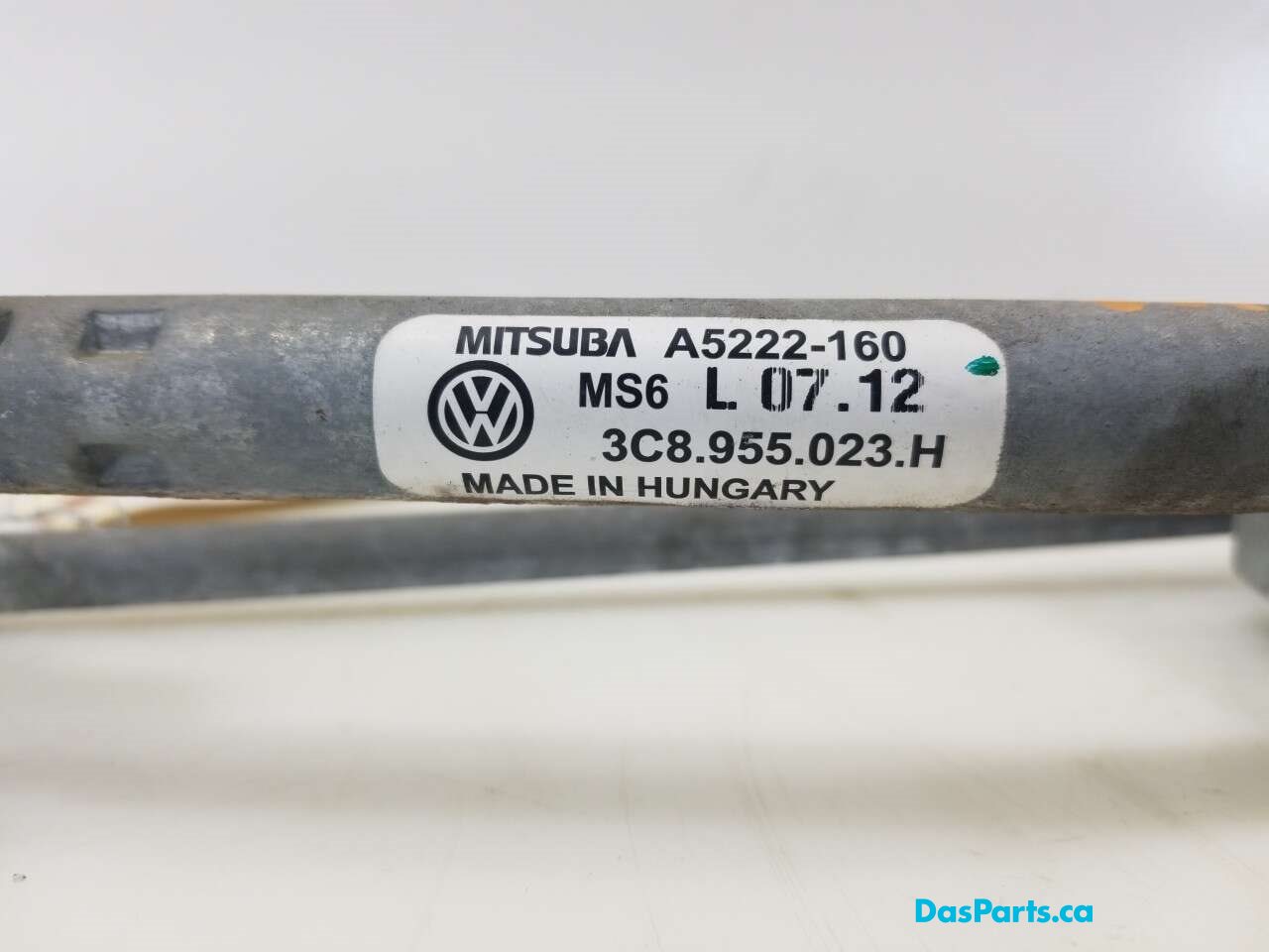 Wiper Assembly Front