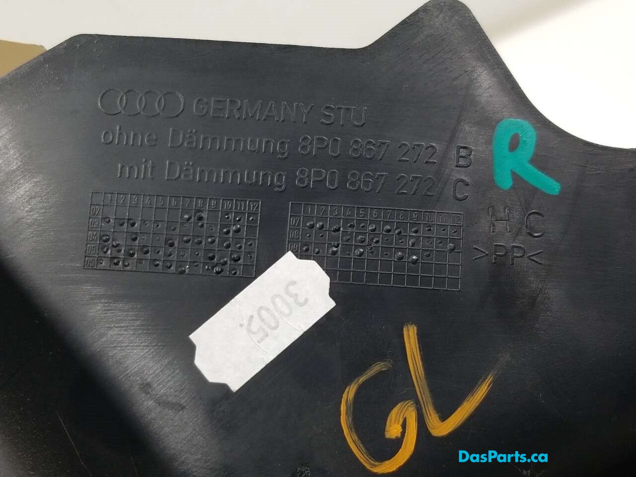 Lower A-Pillar Trim R