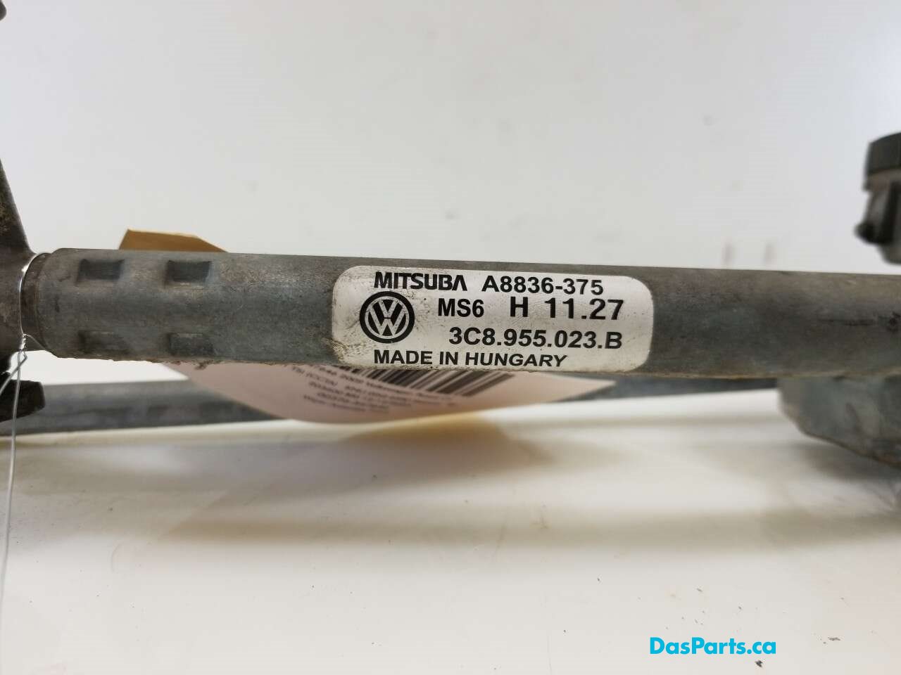 Wiper Assembly Front