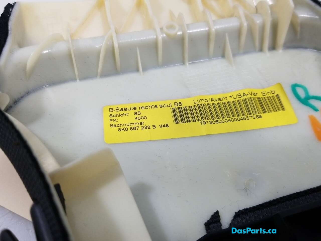 Headliner B-Pillar Trim R