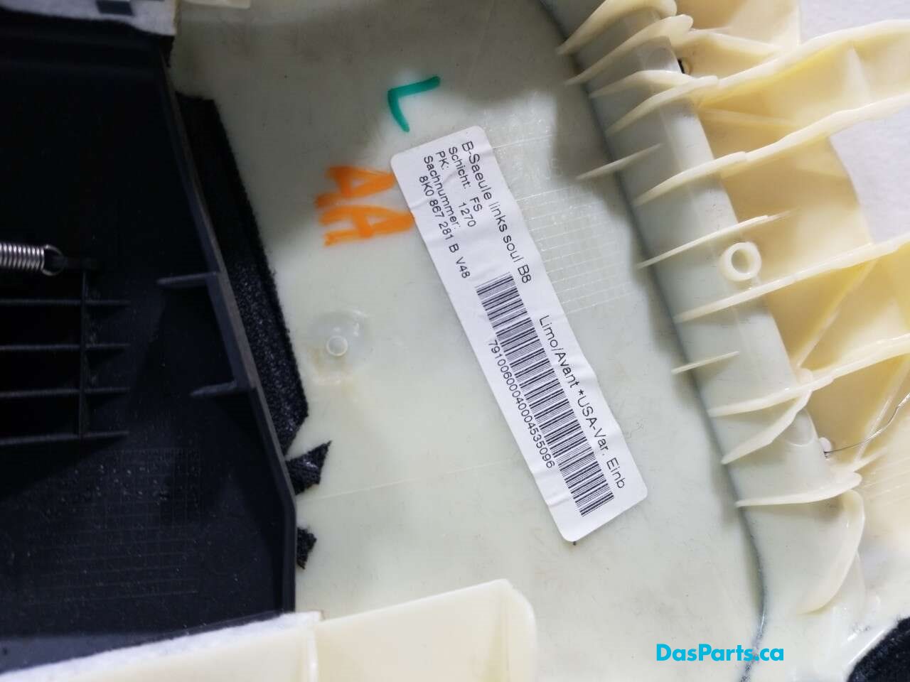 Headliner B-Pillar Trim L