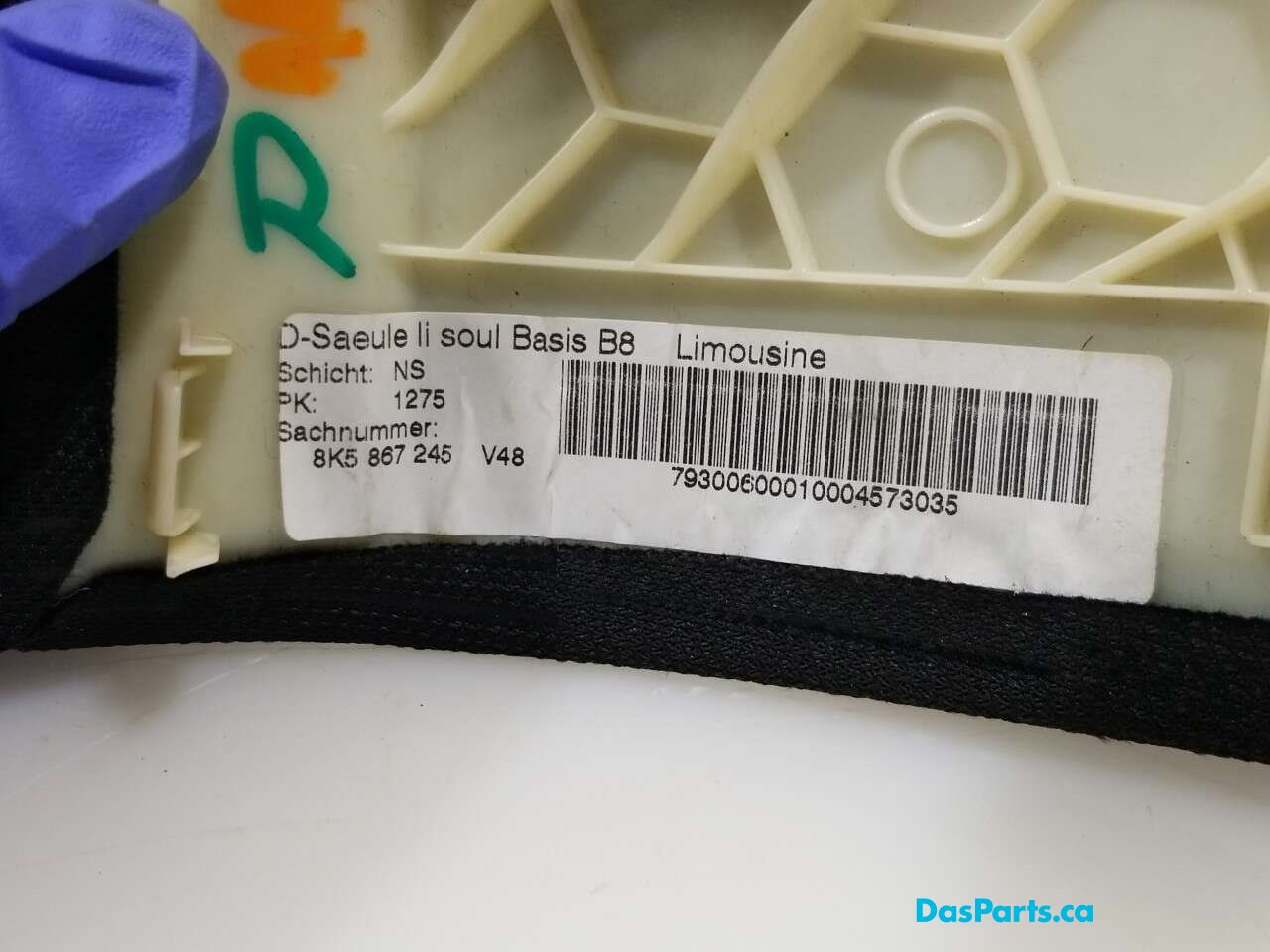 Headliner C-Pillar Trim R