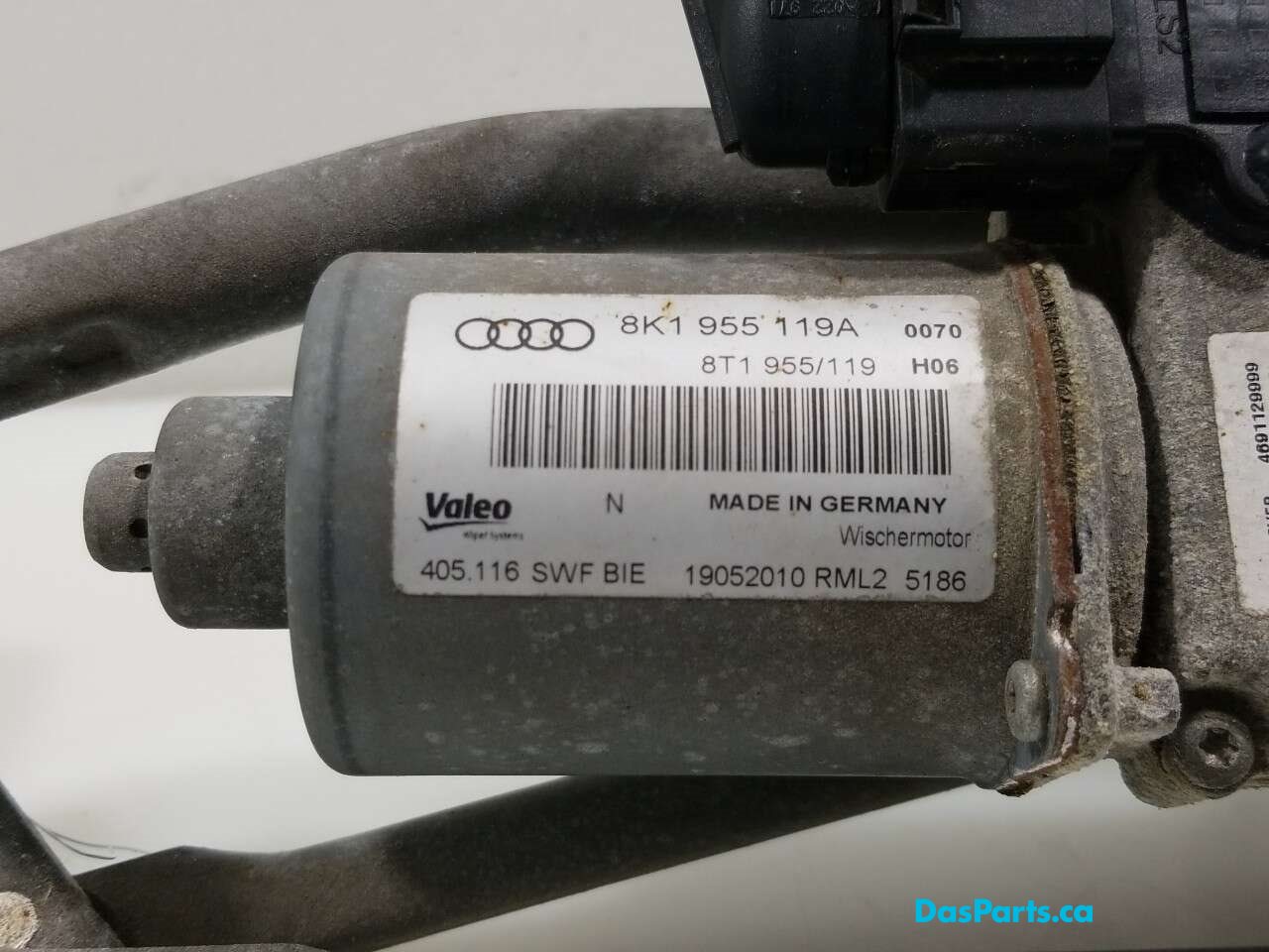 Wiper Assembly Front