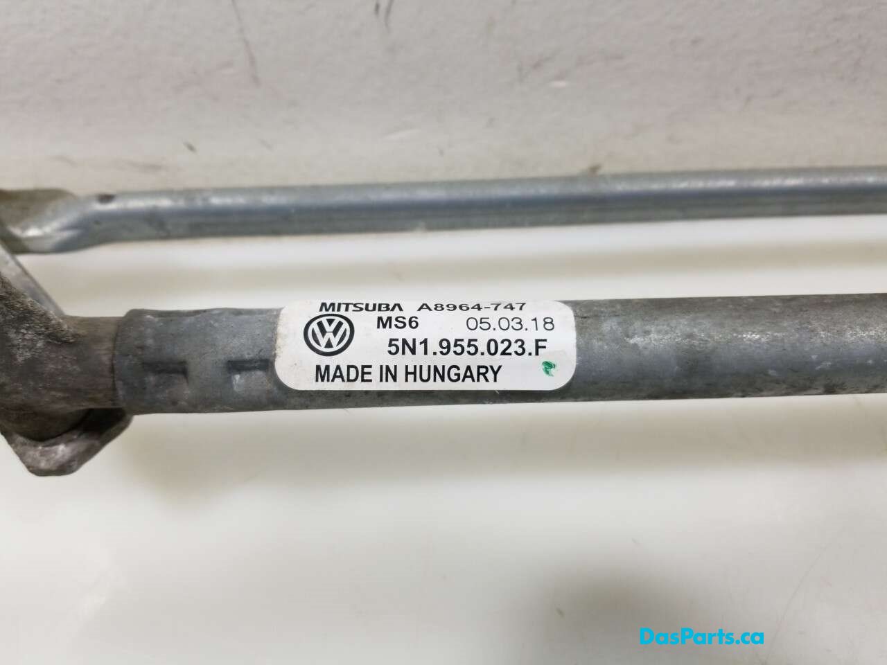 Wiper Assembly Front