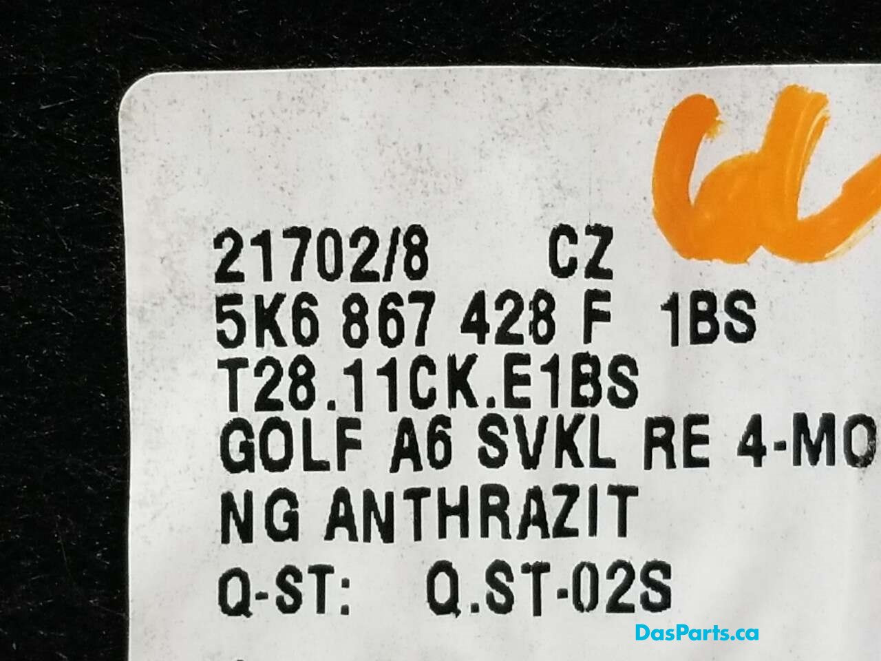 Trunk Carpet Right Side