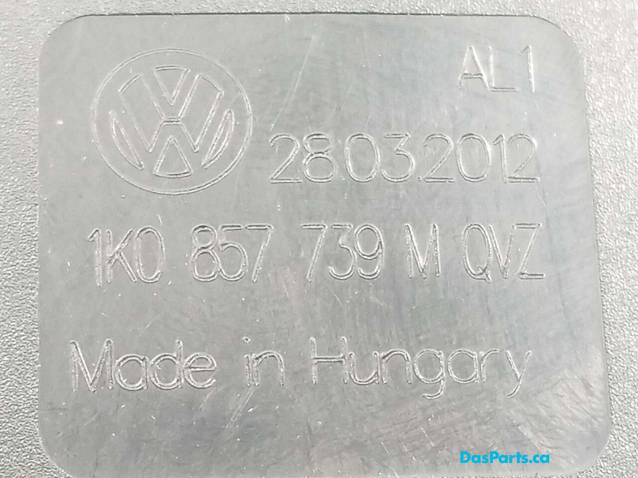 Seat Belt Buckle Rear Center