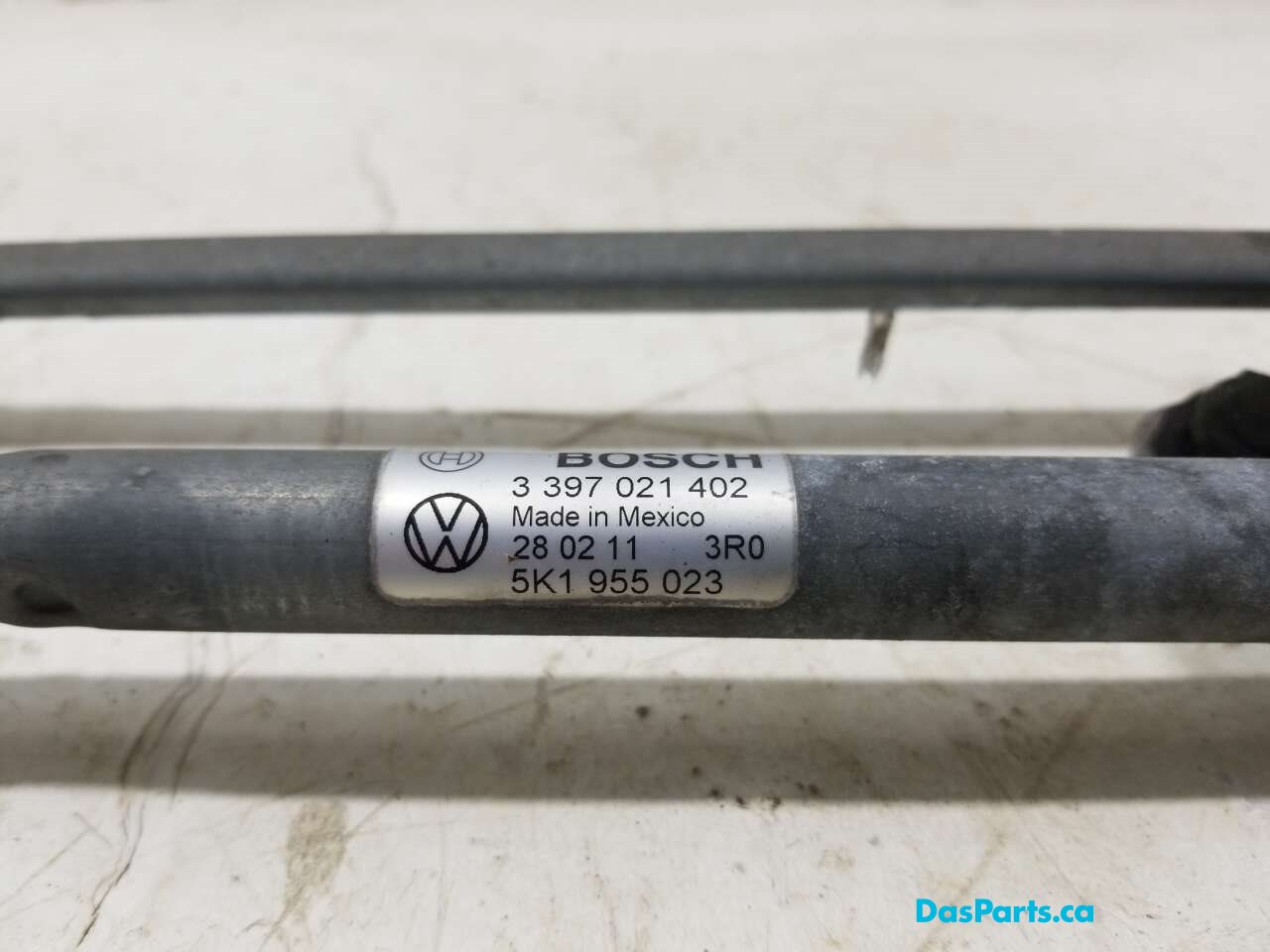 Wiper Assembly Front