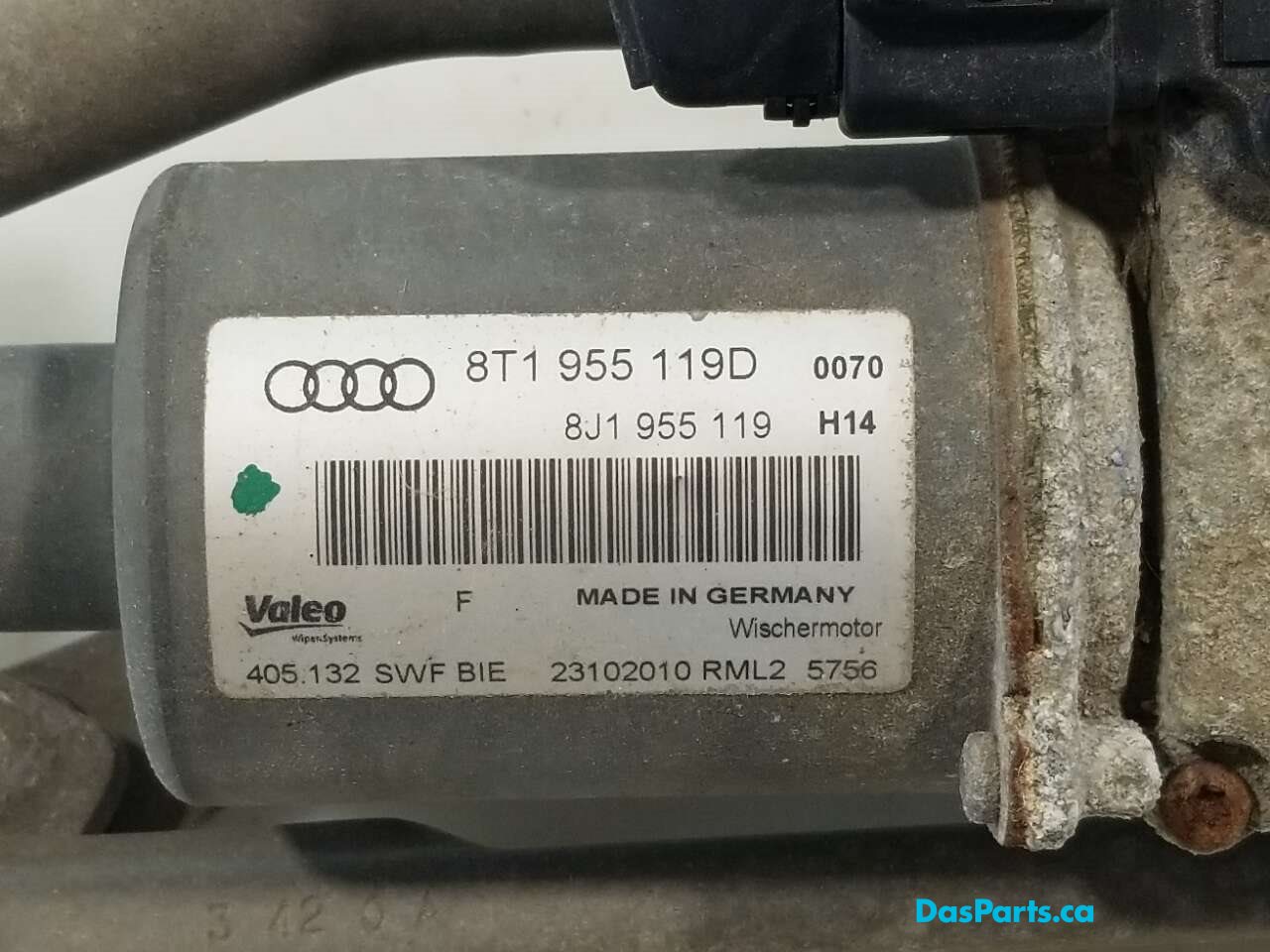 Wiper Assembly Front
