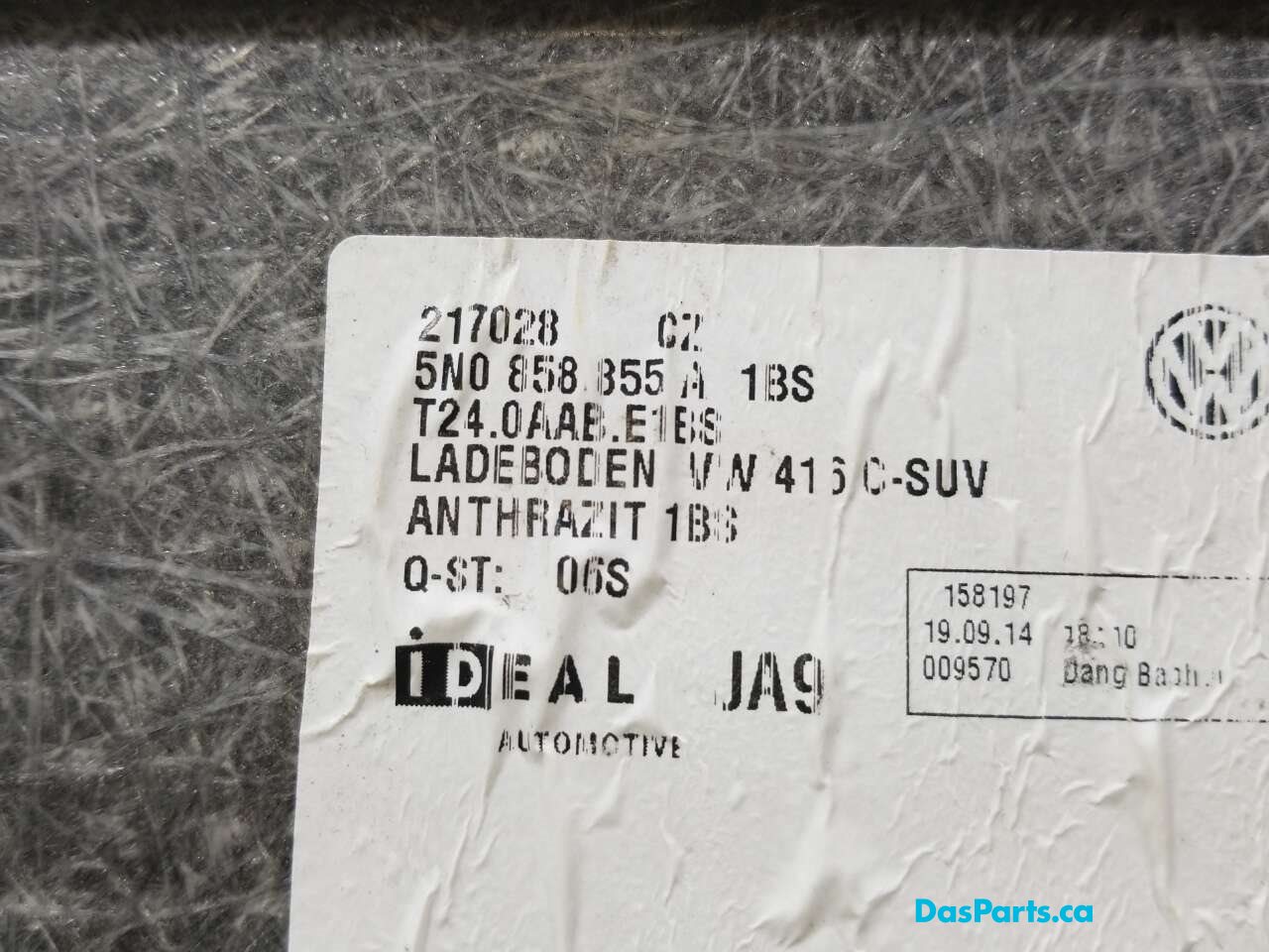 Trunk Carpet Floor