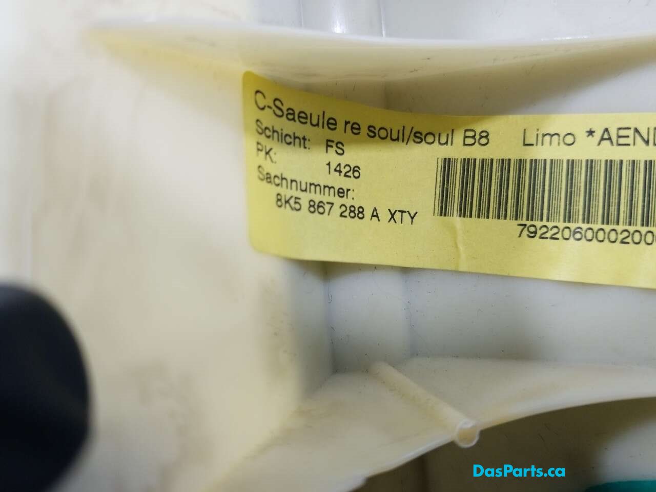 Headliner C-Pillar Trim R