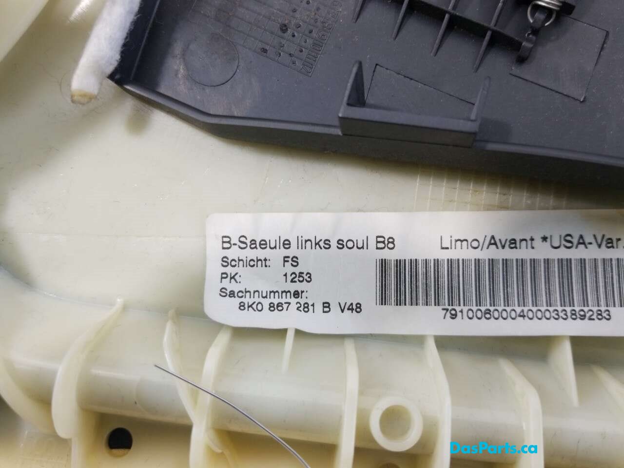 Headliner B-Pillar Trim L