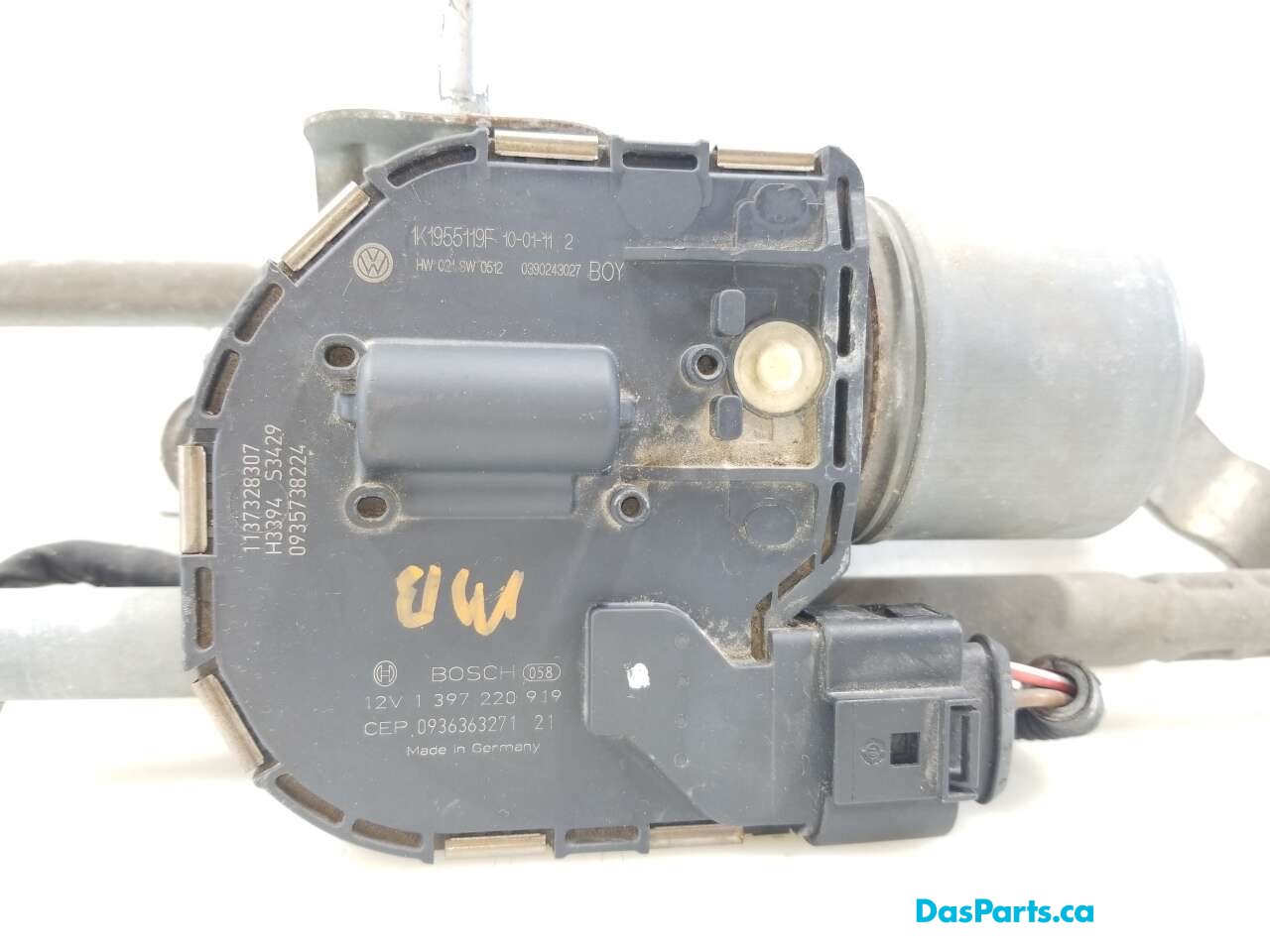 Wiper Assembly Front