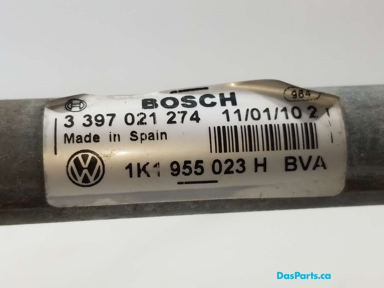 Wiper Assembly Front