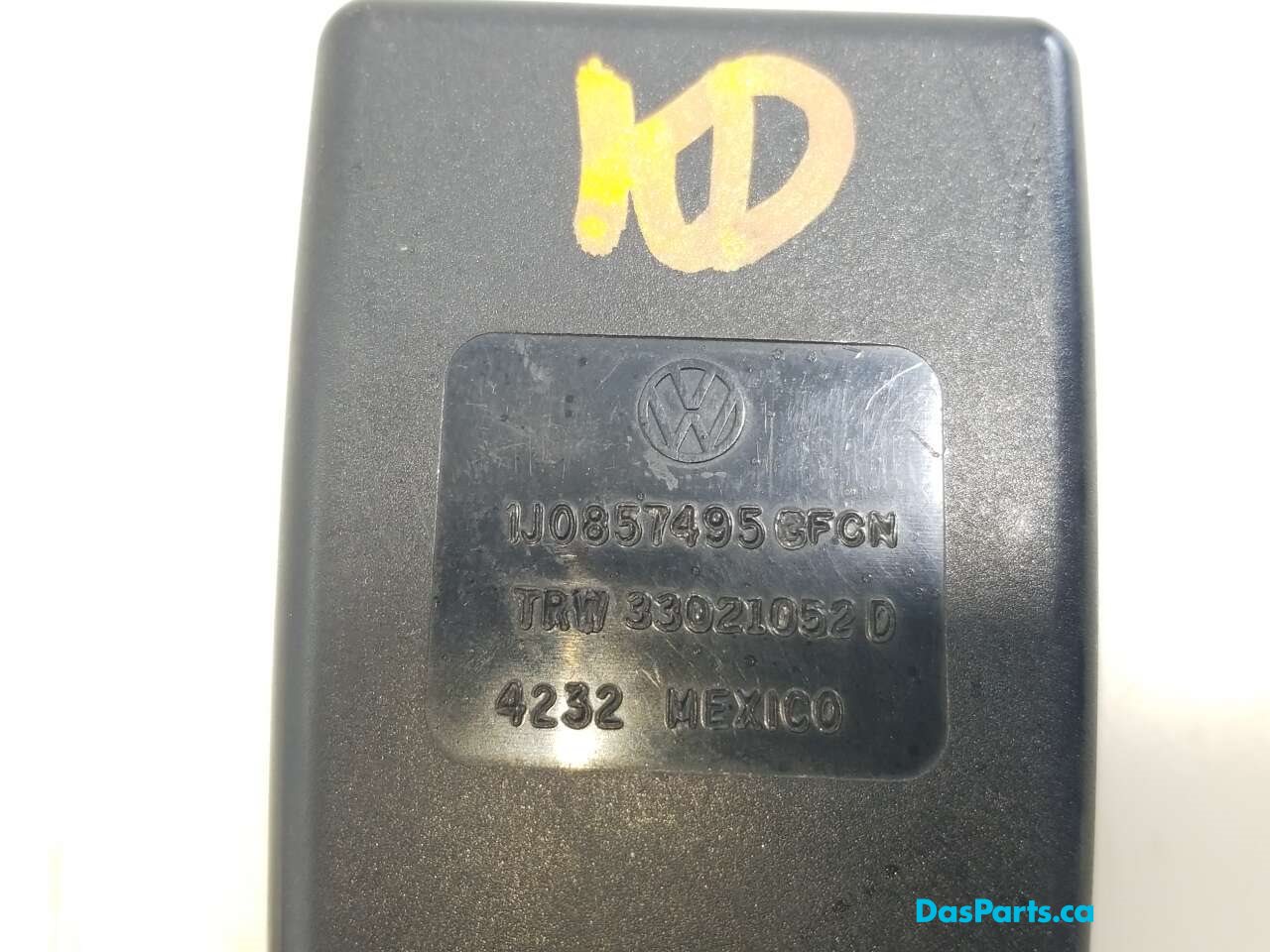 Seatbelt Buckle Rear Left