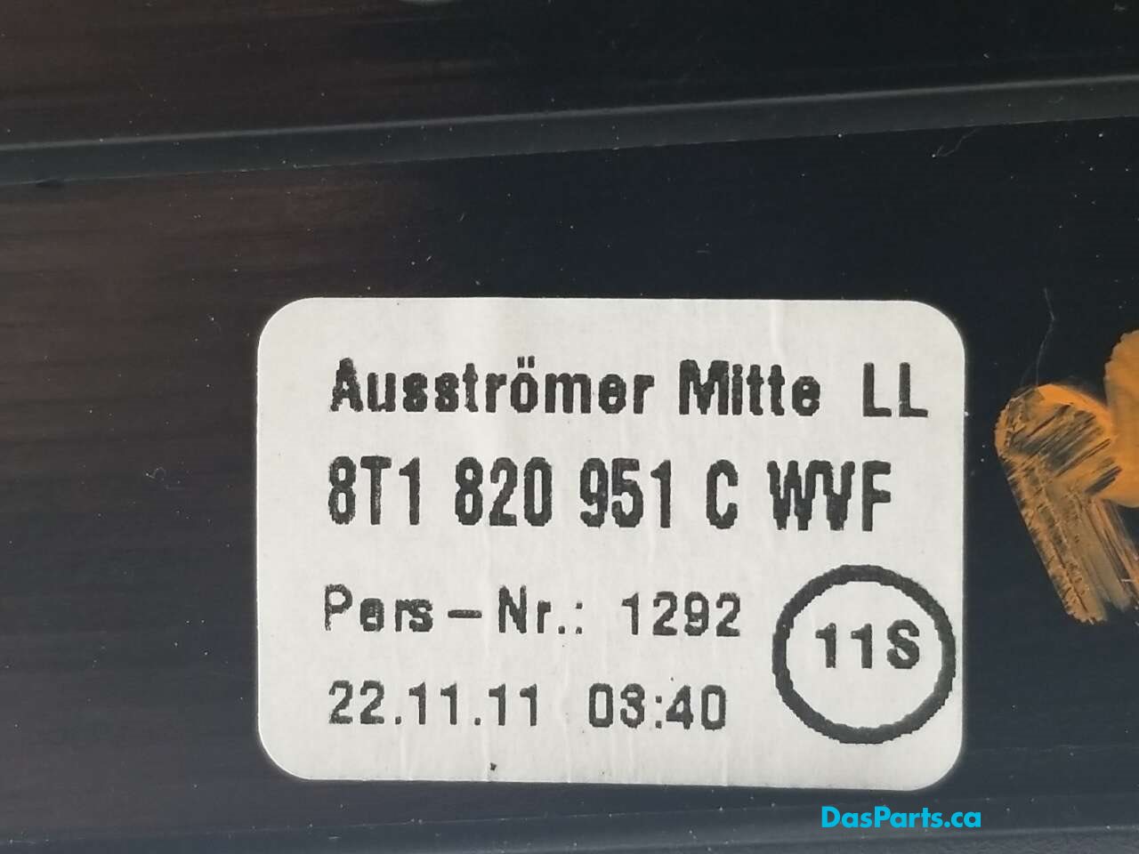 Dash Vent Center