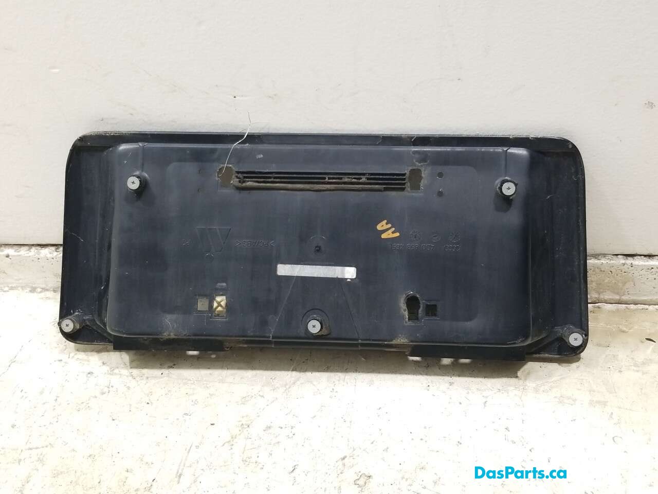 License Plate Holder Rear