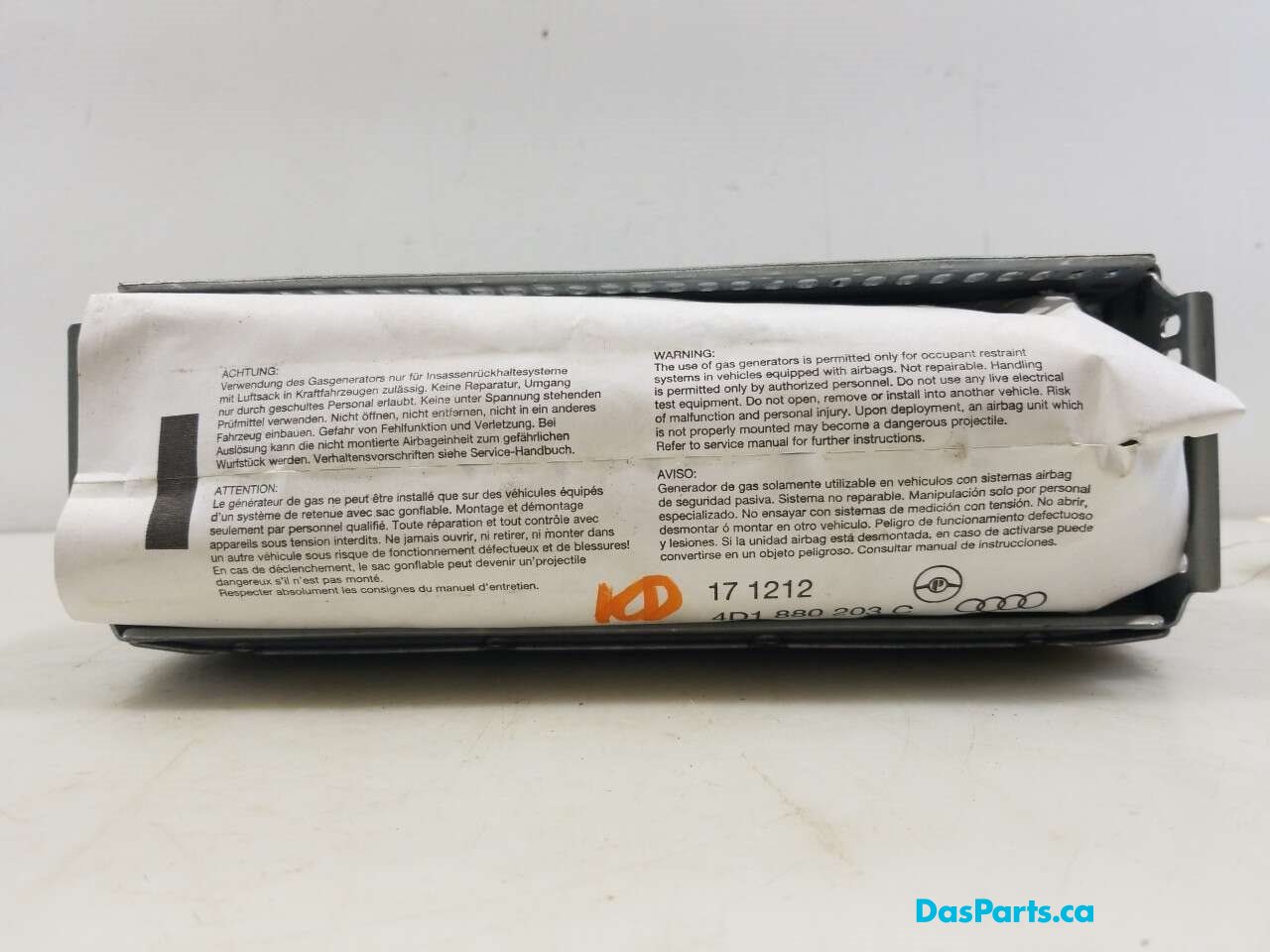 Airbag RF In Dash