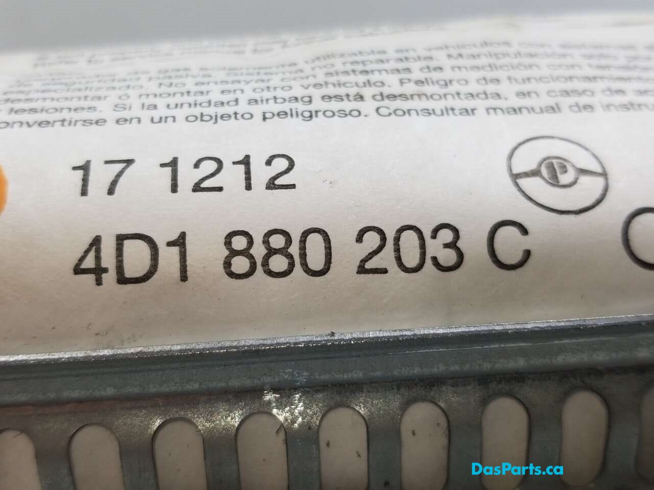 Airbag RF In Dash