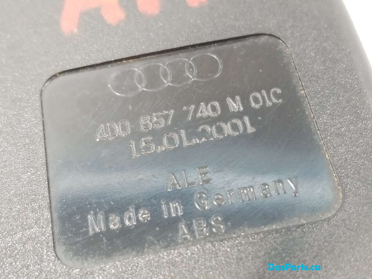 Seatbelt Buckle Rear Right