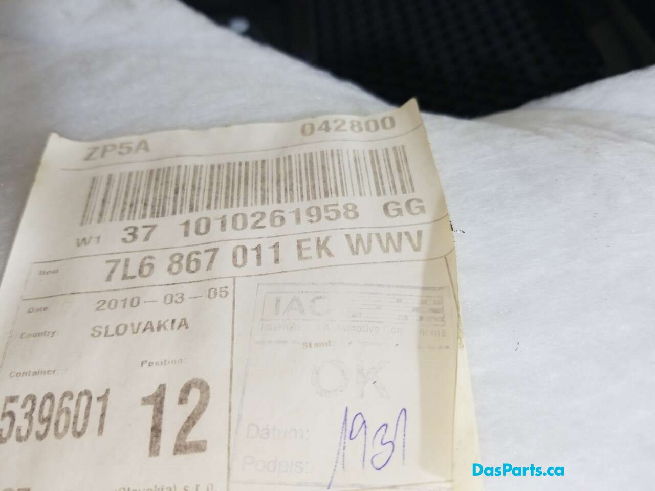 Door Card LF
