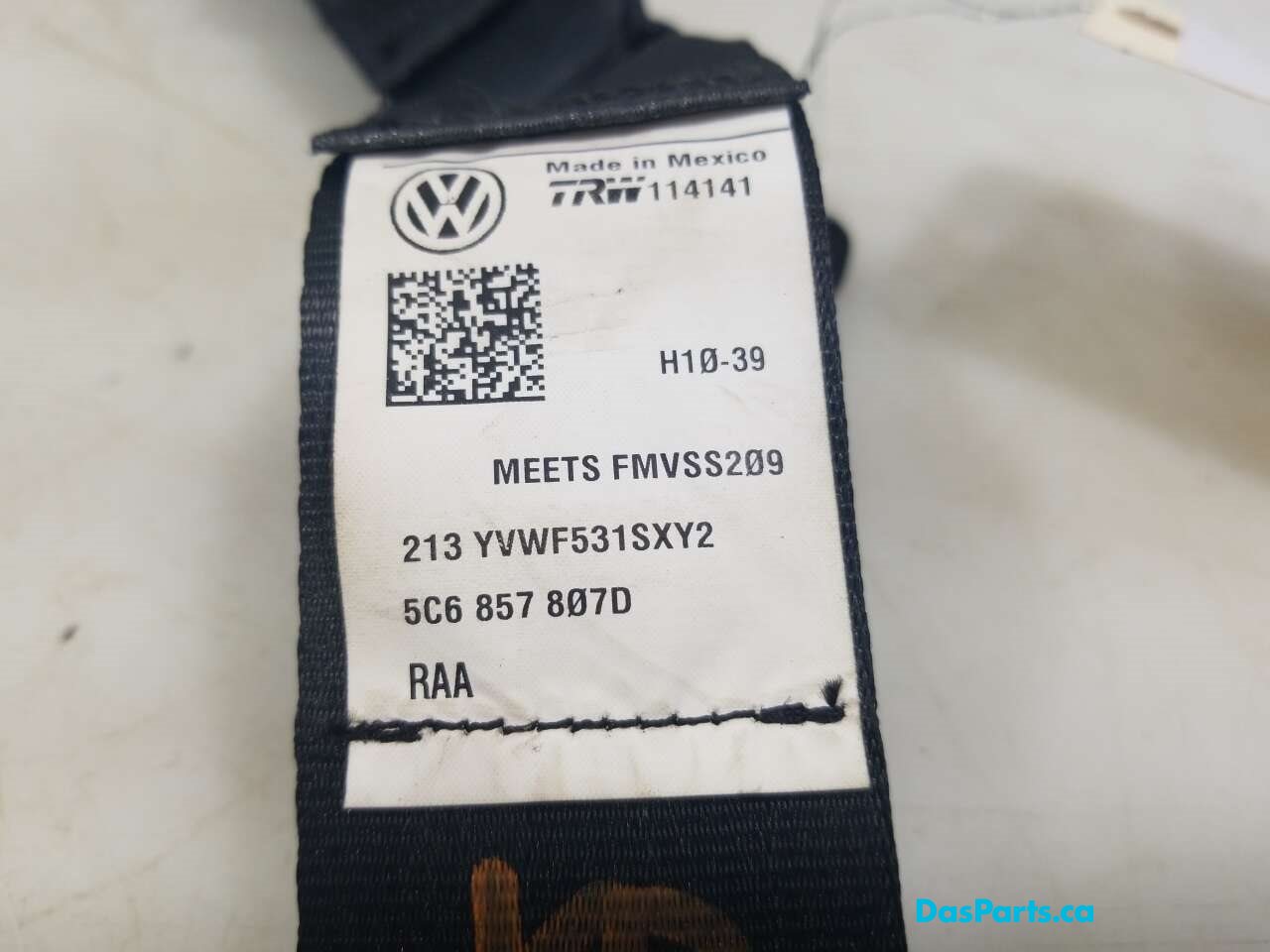 Seat Belt Middle Rear