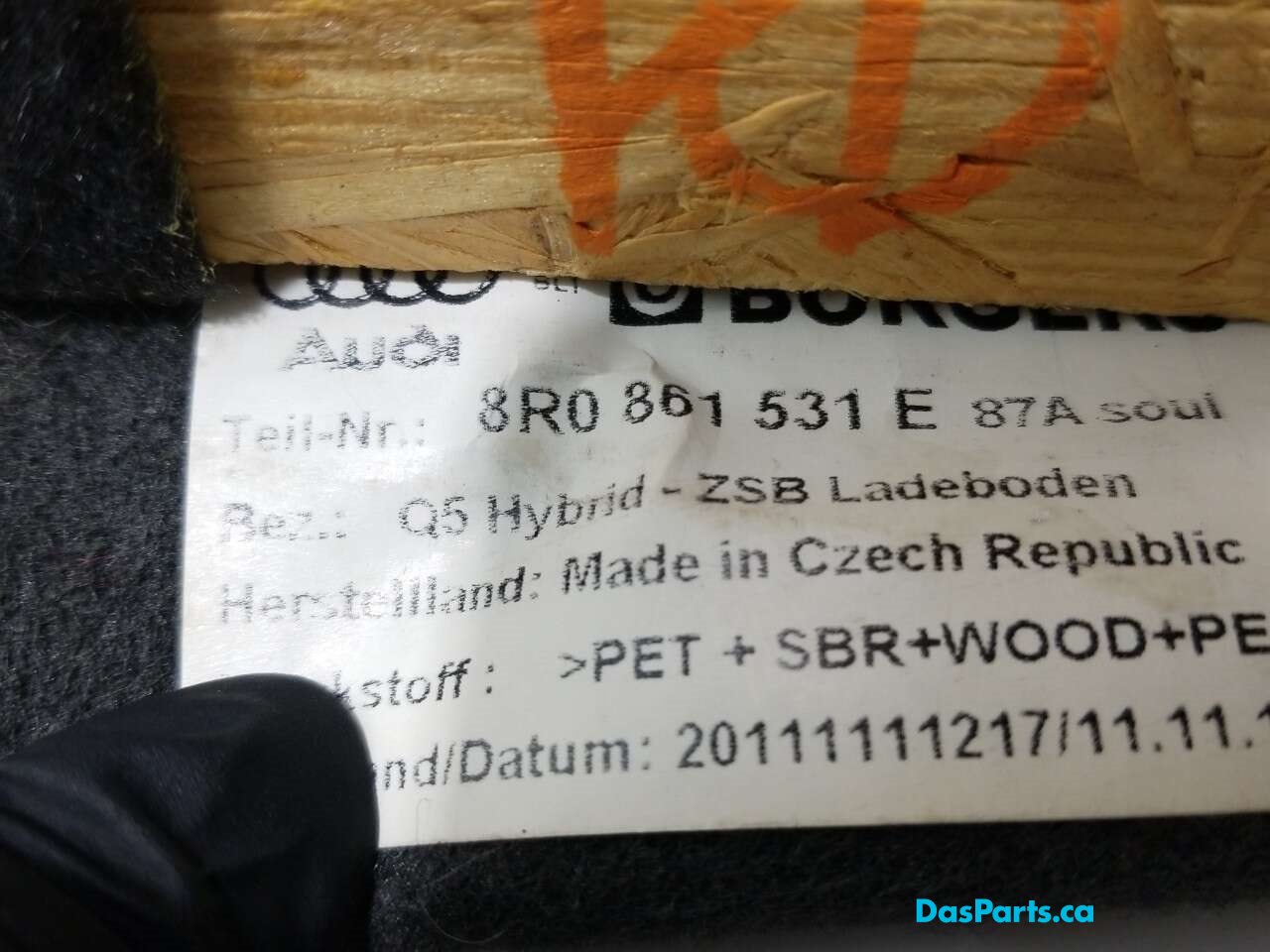 Trunk Carpet Floor