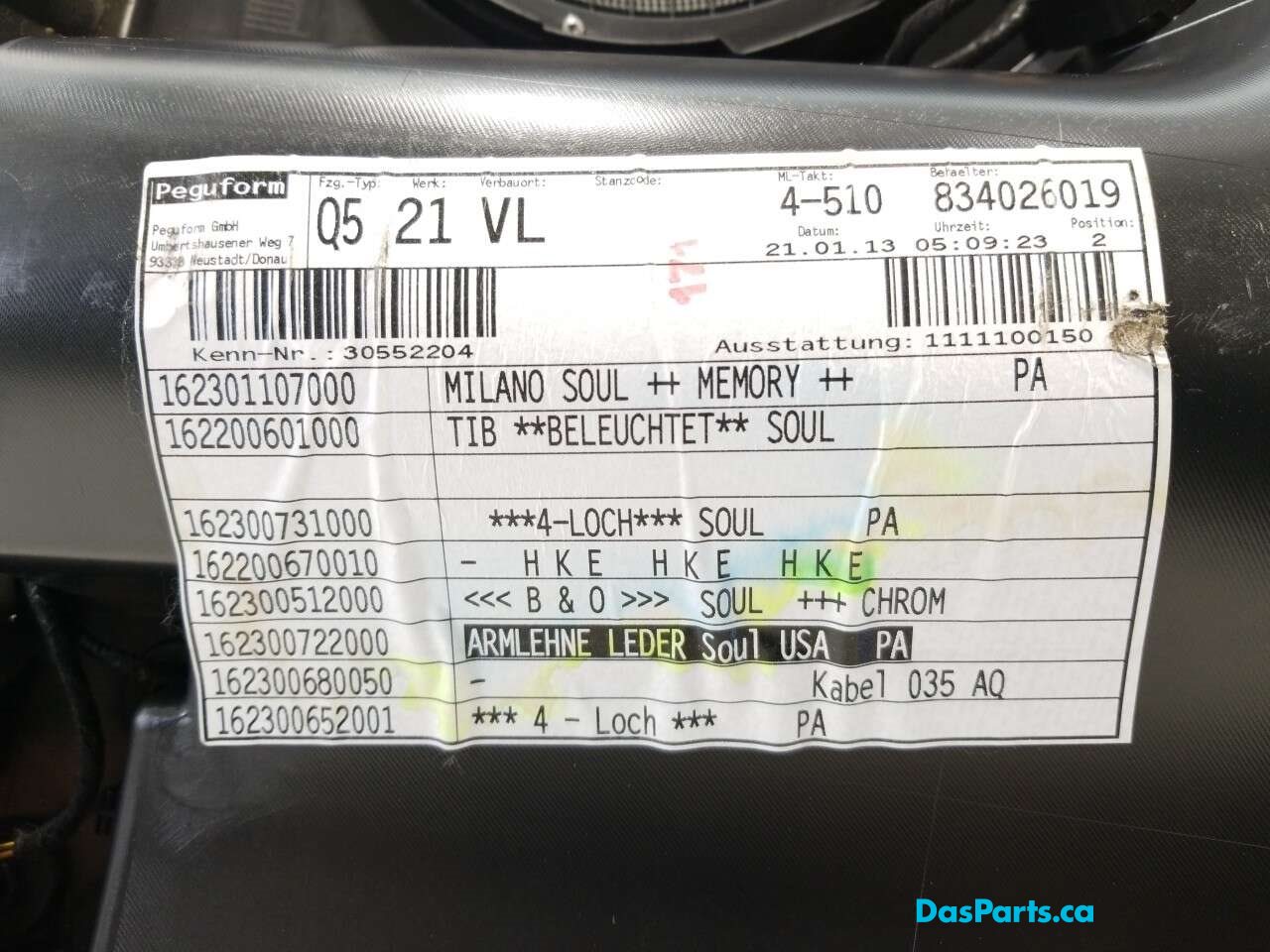 Door Card LF