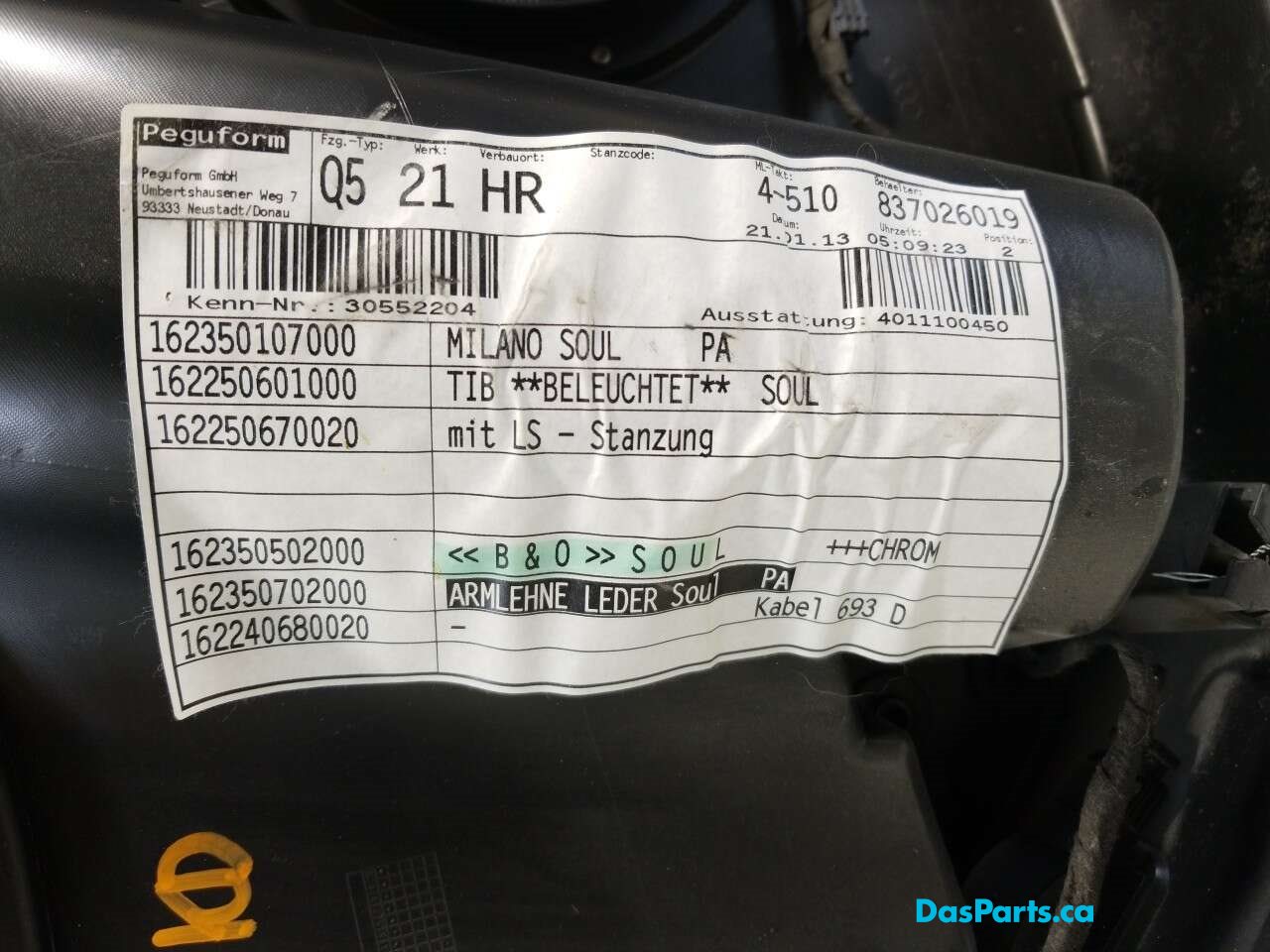 Door Card RR