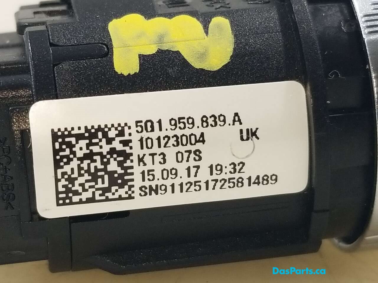 Start/Stop Switch