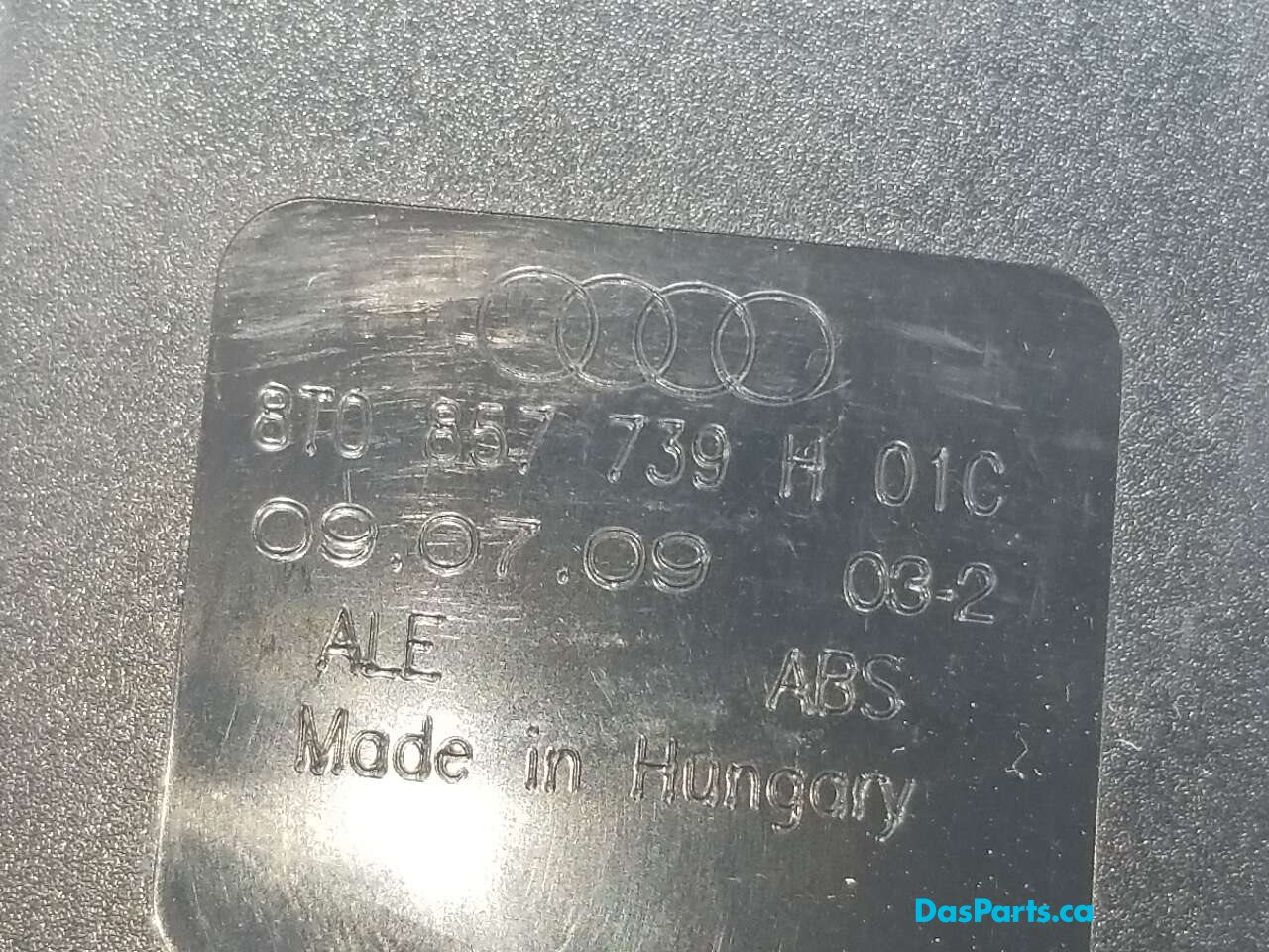 Seatbelt Buckle Rear Right
