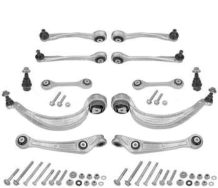 Complete Front Control Arm Kit - 8K0 498 998 F