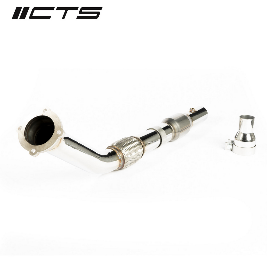 CTS Turbo 3" Downpipe with High Flow Cat