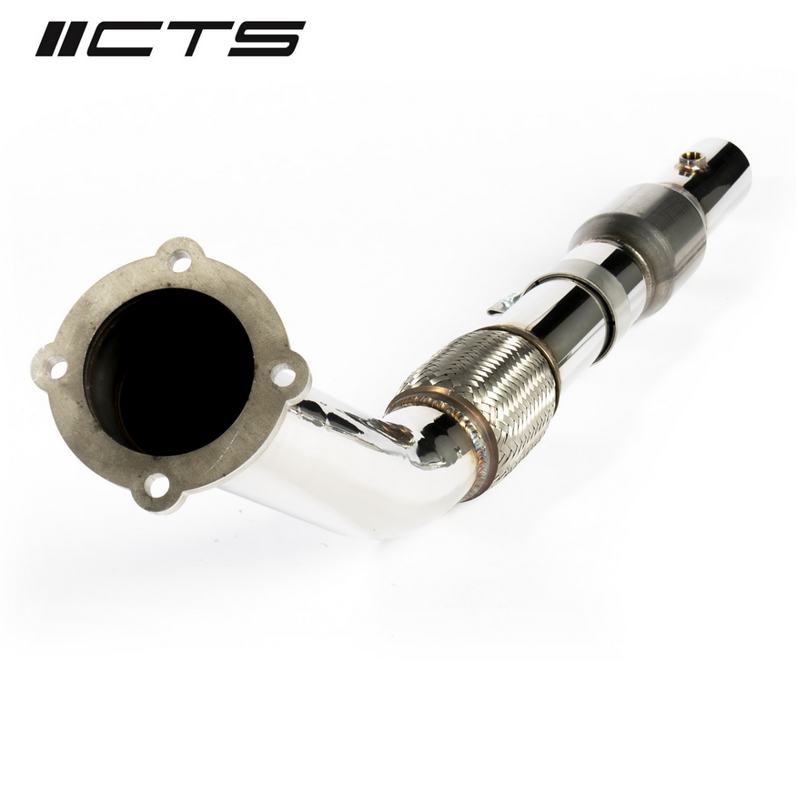 CTS Turbo 3" Downpipe with High Flow Cat