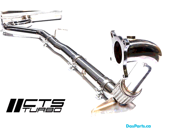 CTS Turbo MkVI Golf R 3″ Turboback Exhaust High Flow Cat