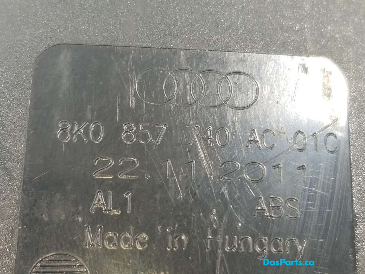 Seatbelt Buckle Rear Right