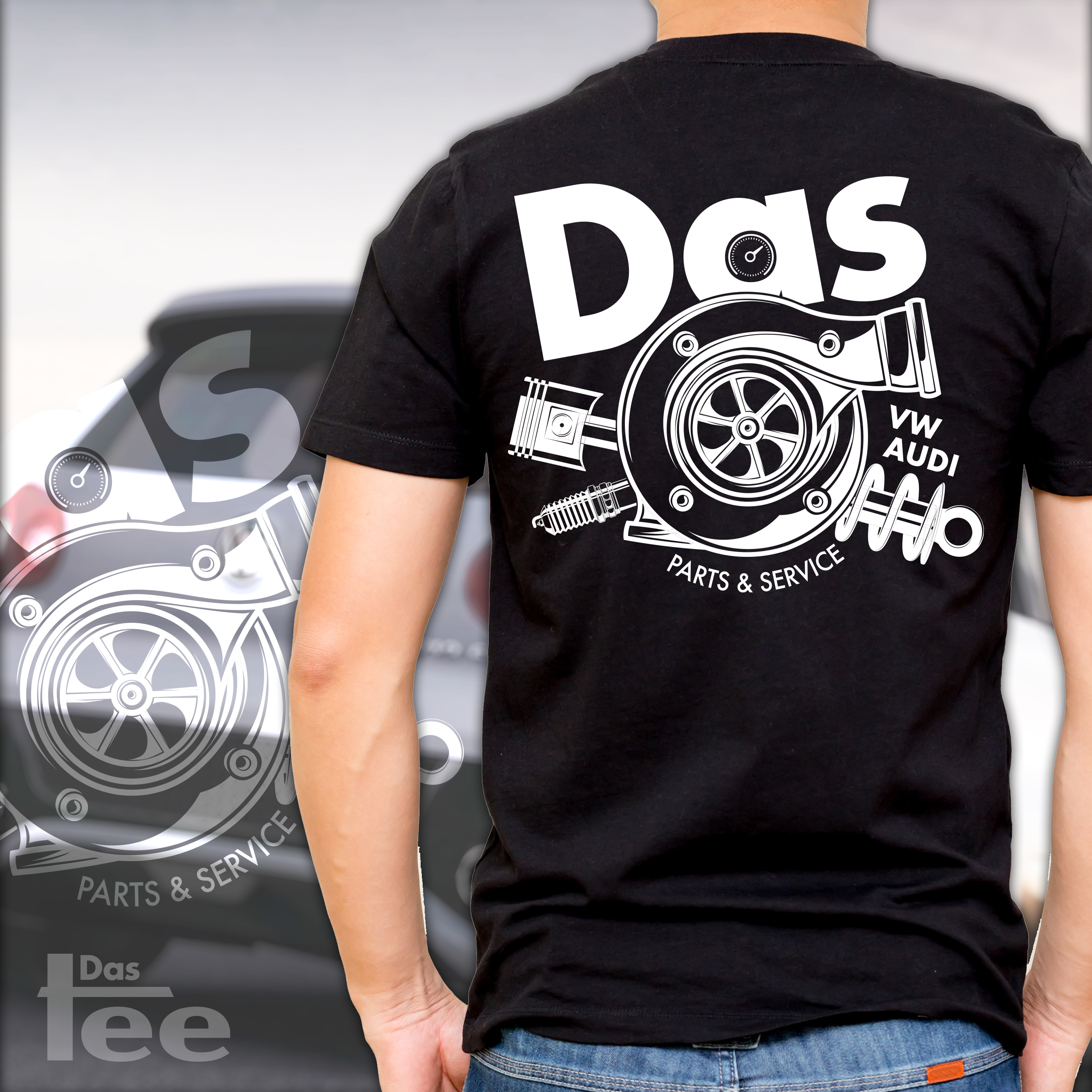 Das Turbo Unisex T-Shirt (black)