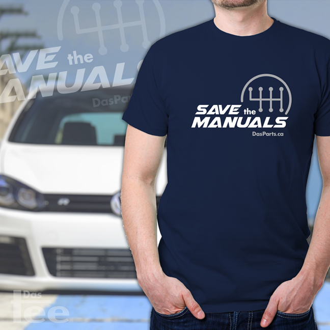 Save the Manuals Unisex T-Shirt (navy)