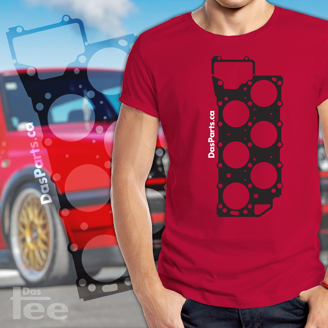 VR6 Engine Unisex T-Shirt (cherry red)